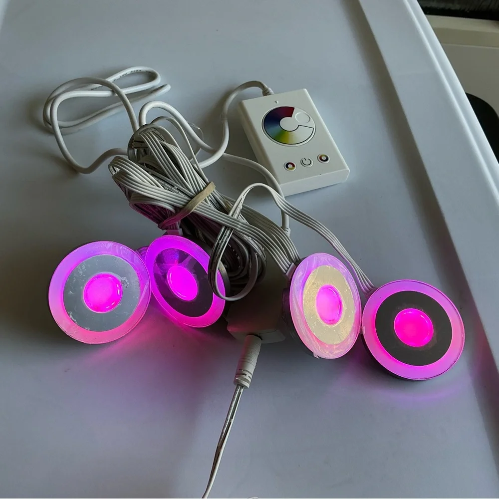 IKEA Dioder LED 4 Piece Light Strip Set 21777 Multi Color Changing Lights